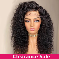 360 Full Front Wig Deep Curly Lace Front Human Hair Wig 13x4 HD Lace Frontal Wigs Brazilian Deep Wave Lace Wig 4X4 Glueless Wigs