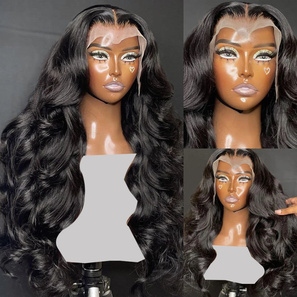 Wiggogo 30 40 Inch 13X6 Hd Lace Frontal Wig 13X4 Hd Lace Wigs Human Hair Loose Wave Body Wave Lace Front Wig 5X5 Closure Wigs